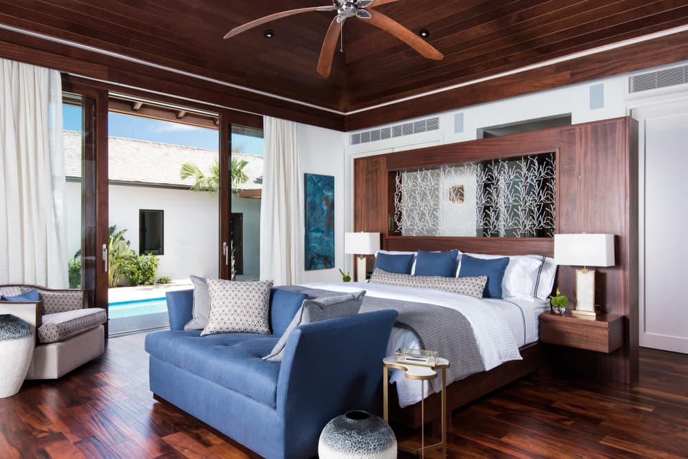 Hawksbill master bathroom with freestanding tub, Providenciales, Turks and Caicos Islands