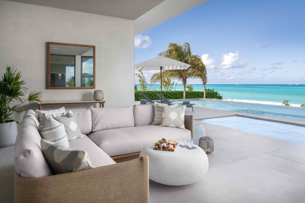 The Point fitness centre with Caribbean views, Grace Bay, Turks and Caicos Islands