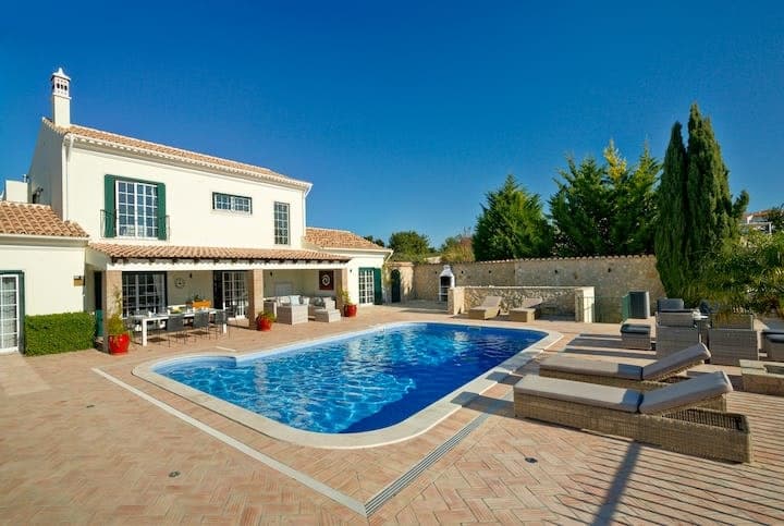 Citrus, Peppers & Palms villa exterior with pool and terrace, São Brás de Alportel, Portugal