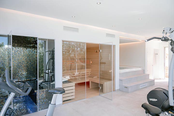 Ibiza Wellness sauna and gym wellness facility, Santa Gertrudis de Fruitera, Spain