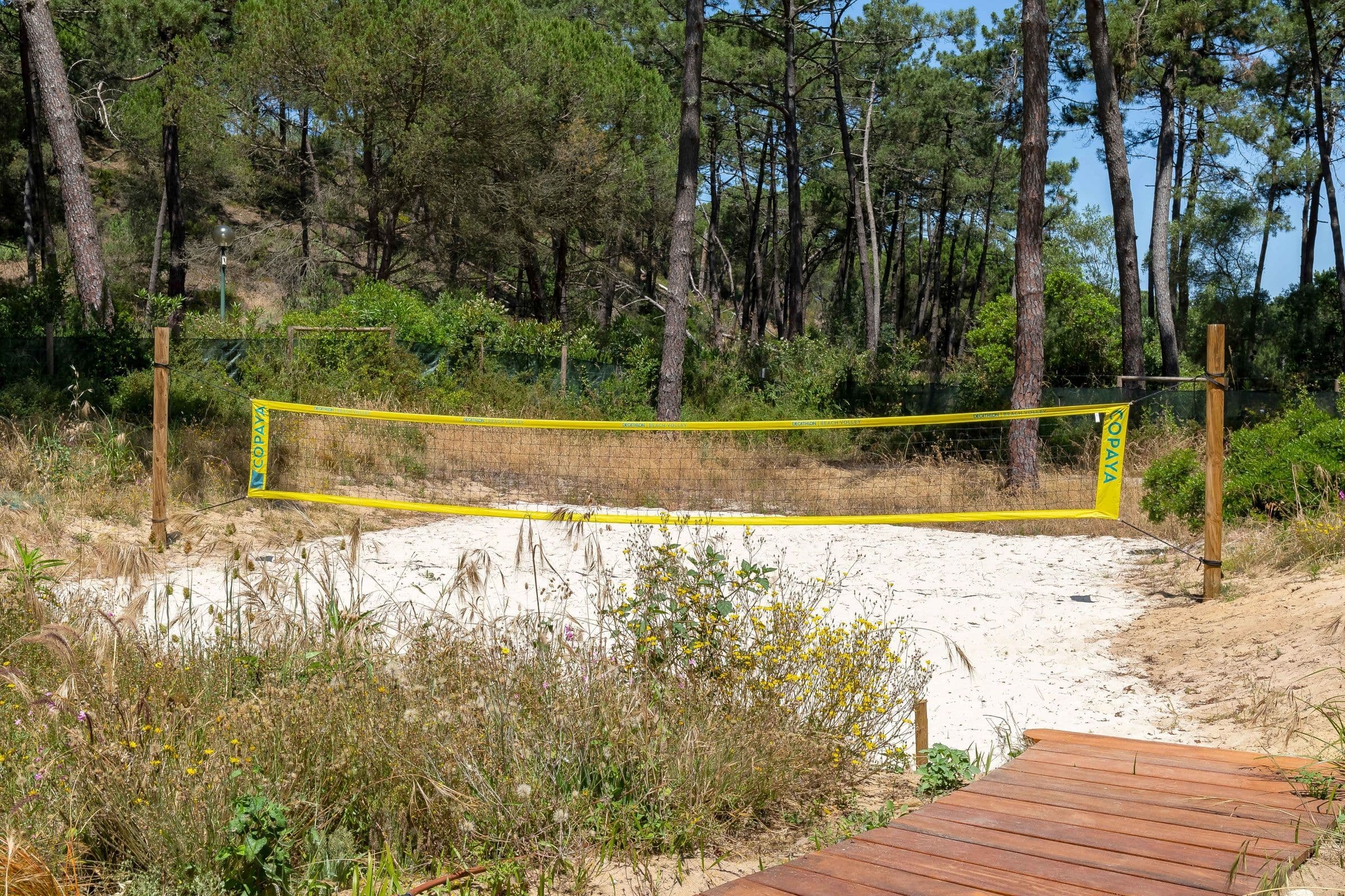 Villa Caparica beach volleyball court, Costa da Caparica, Lisbon Region, Portugal